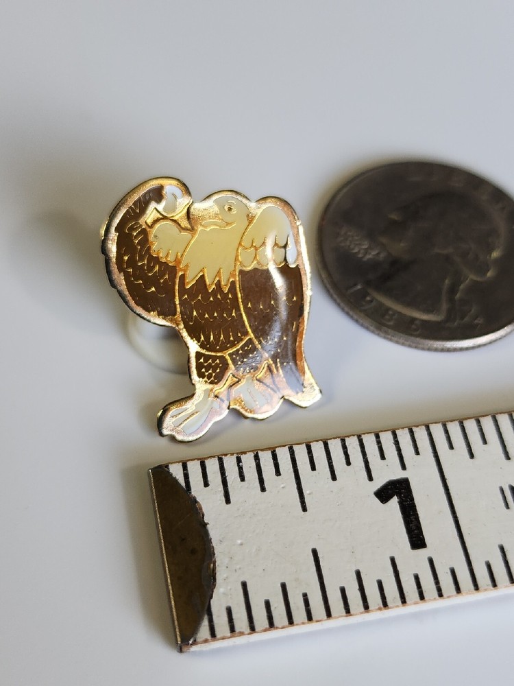 Eagle Flexing Muscle Lapel Pin