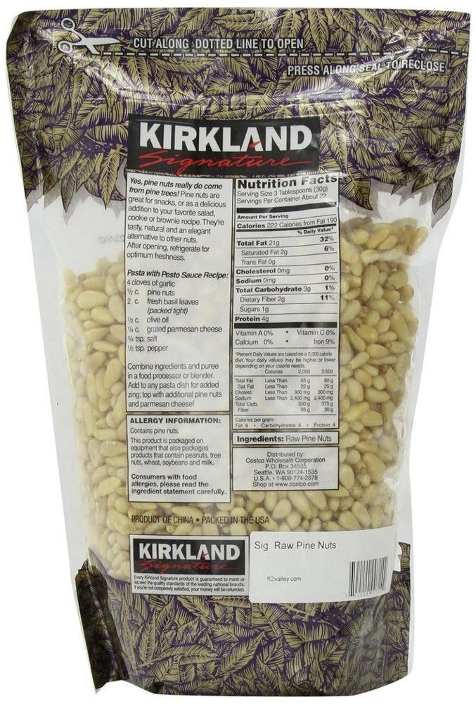 Kirkland Raw Pine Nuts, 24oz