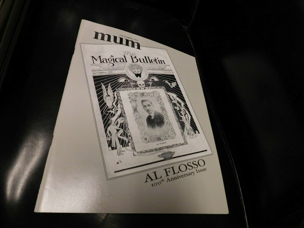 MUM Magazine Magic Unity Might 1995 October Al Flosso