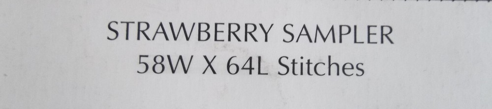 Pat Rogers' THE STRAWBERRY SAMPLER Cross Stitch Pattern Counted Collection