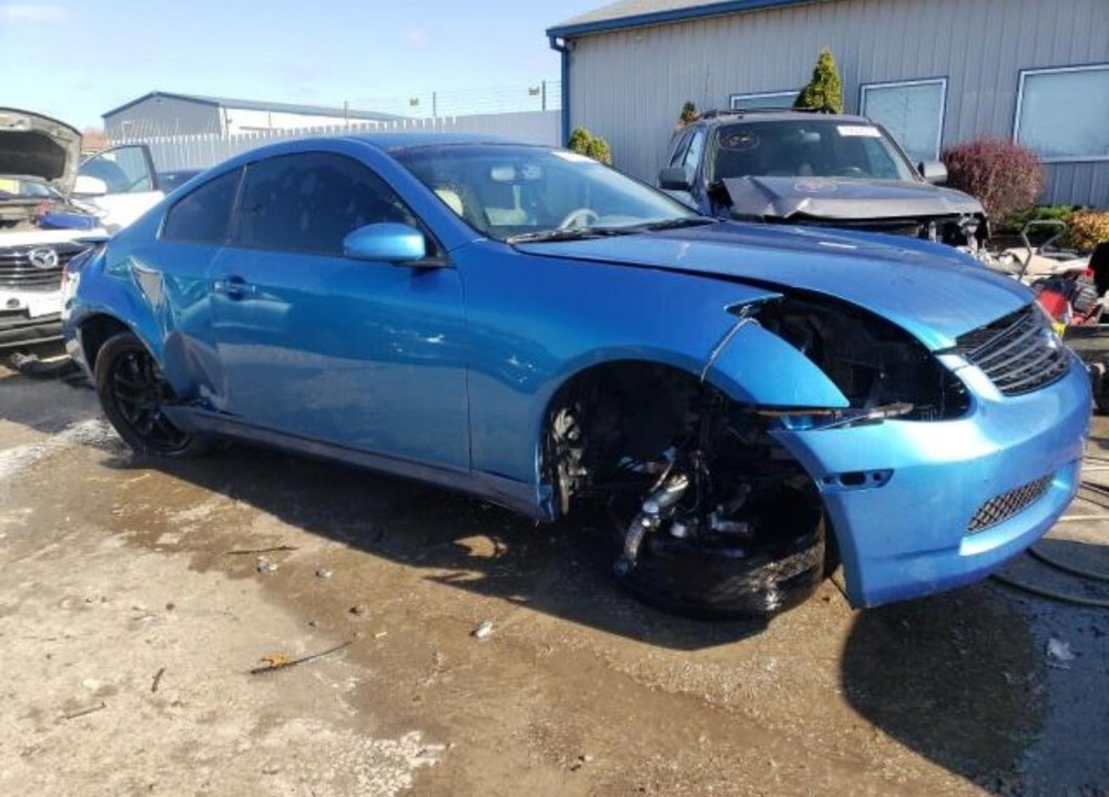 2003 Infiniti G35 Coupe Passenger Right Frame Rail