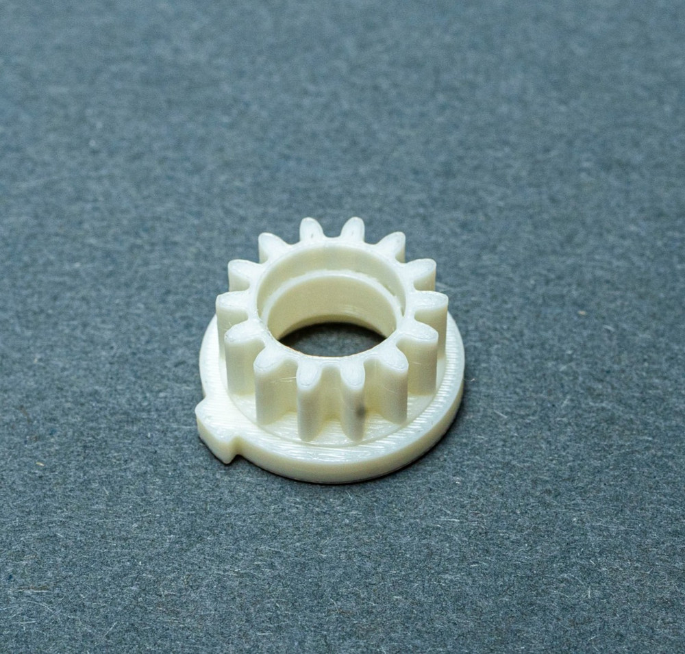 Technics SL-B2 SL-B3 turntable spindle gear replacement - 3D printed