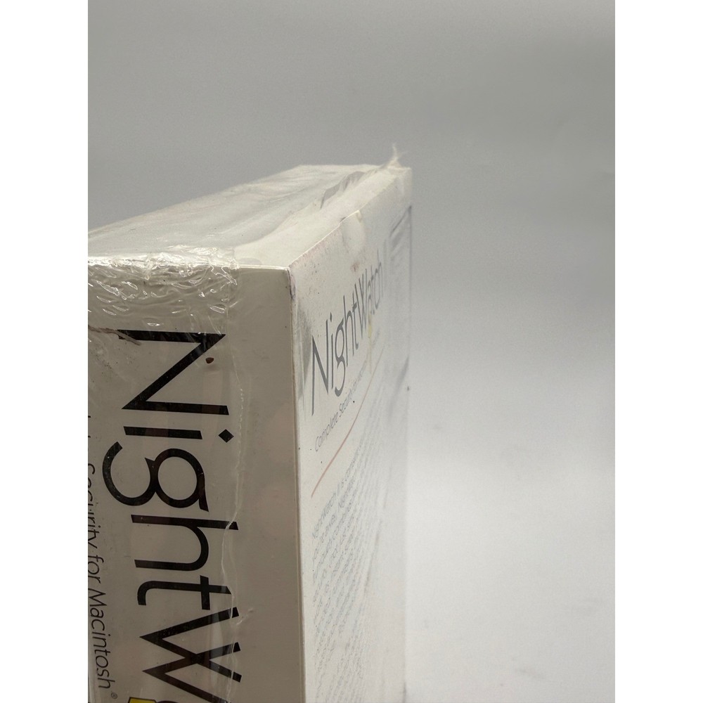 Vtg NightWatch II Macintosh Security Software Hard Disk Protection Kent Marsh