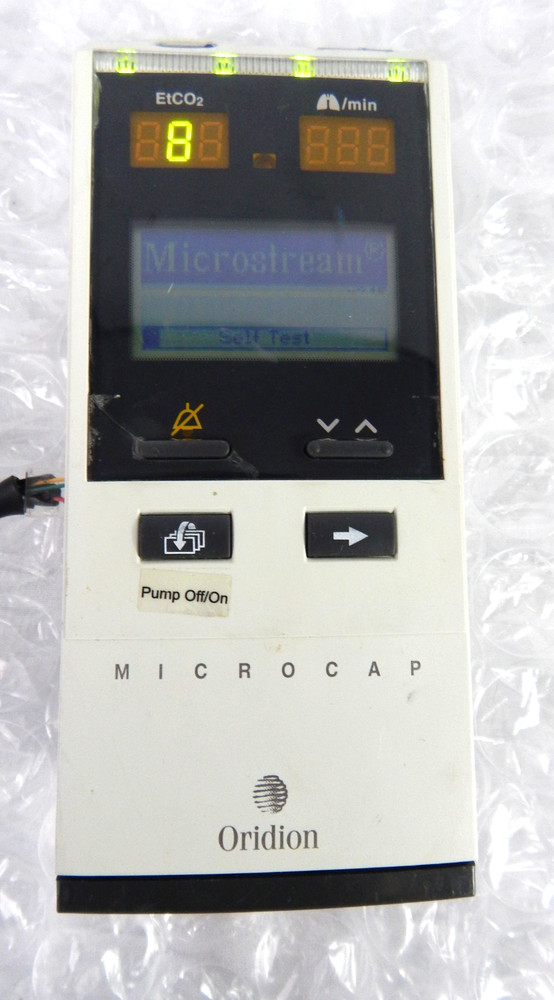 ORIDION MICROCAP HANDHELD CAPNOGRAPH S/N 043