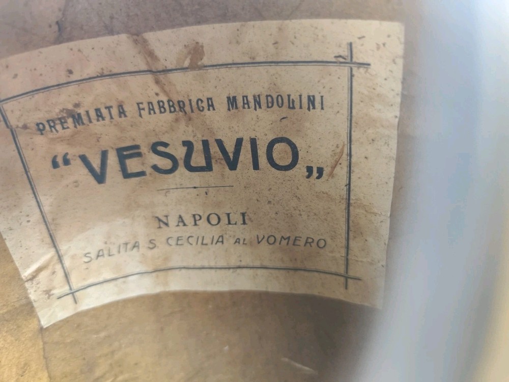 Mandolin 4/4 Vesuvius Naples 1926 曼陀林 만돌린マンドリン