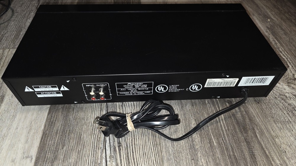 Pioneer GR-408 Graphic Equalizer 7-Band Linear Control
