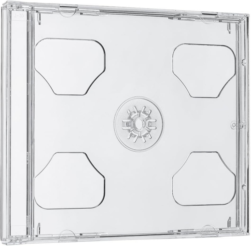 10 STANDARD Clear Double CD Jewel Case
