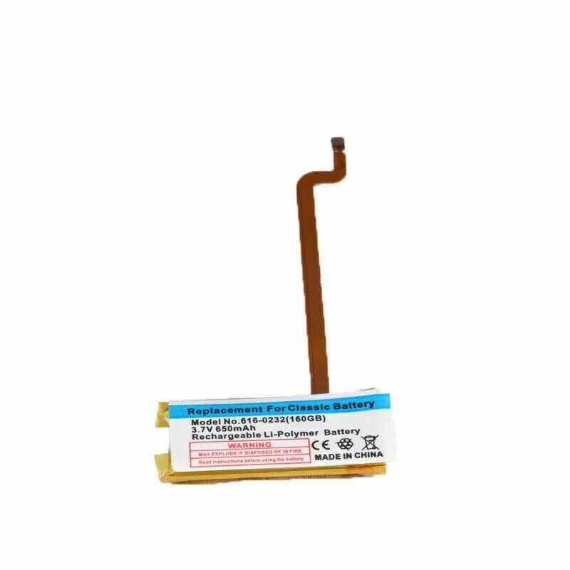 New 650mAh Replacement Battery for Apple iPod Classic 5th 6th