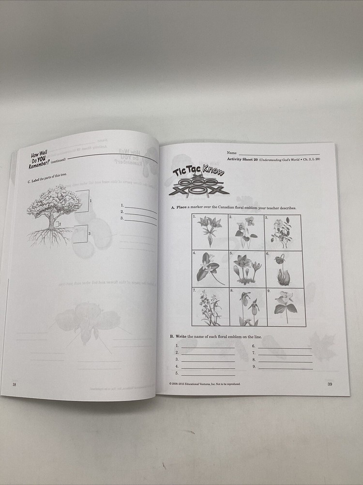 Abeka Understanding God’s World Student Text, Test & Activity 4th Grade Science