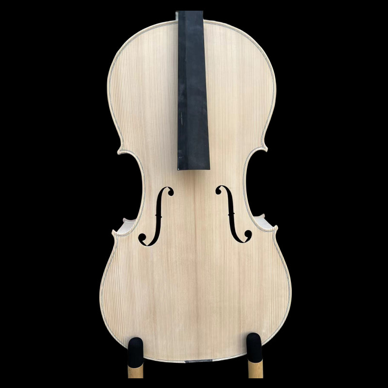 Professional Hand-Made song unfinished Cello 4/4 Solid maple back