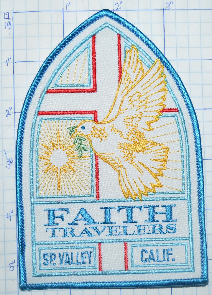 CALIFORNIA, SPRING VALLEY FAITH TRAVELLERS DOVE PATCH