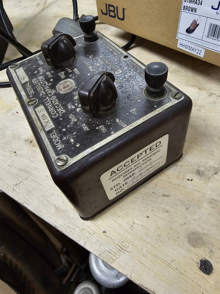 Vintage Cornell-Dubilier Decade Capacitor Model CDA 5