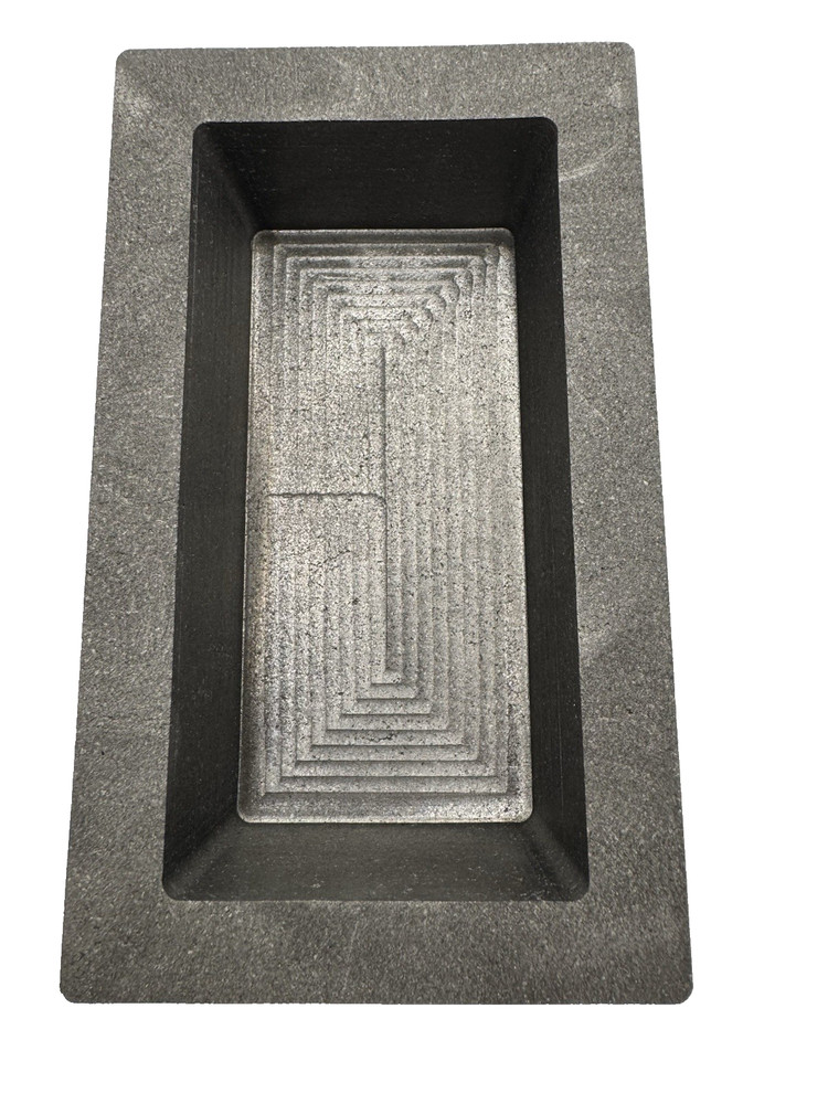 Graphite Ingot Mold For Casting 200 oz Gold Bar