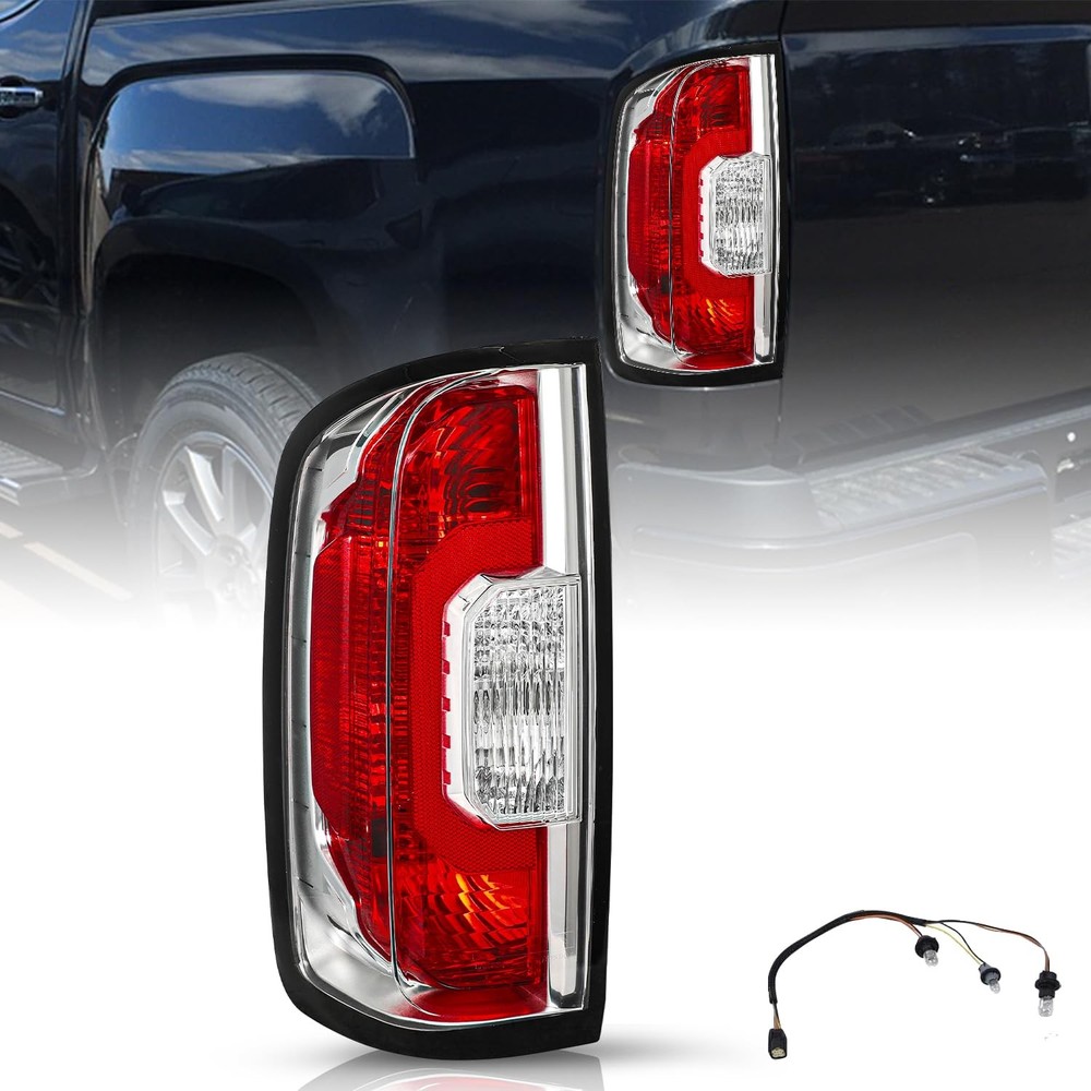 Tail Light for 2015-2022 Canyon Outer Left Driver Side w/ Harness Bulbs
