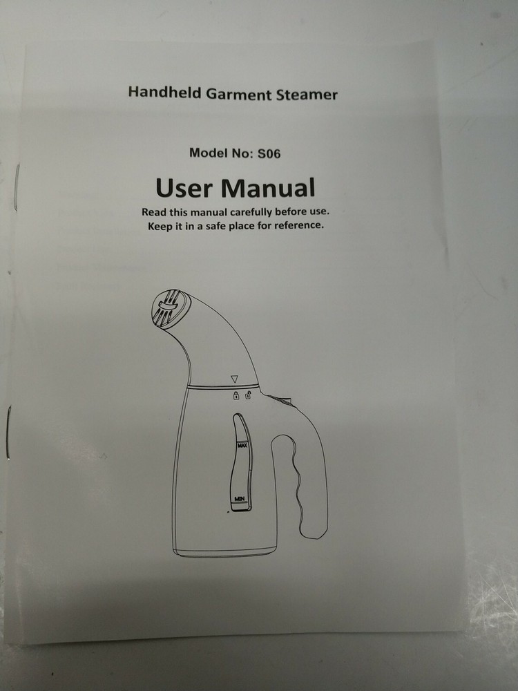 Lemontec Garment Steamer Handheld S06 Black color