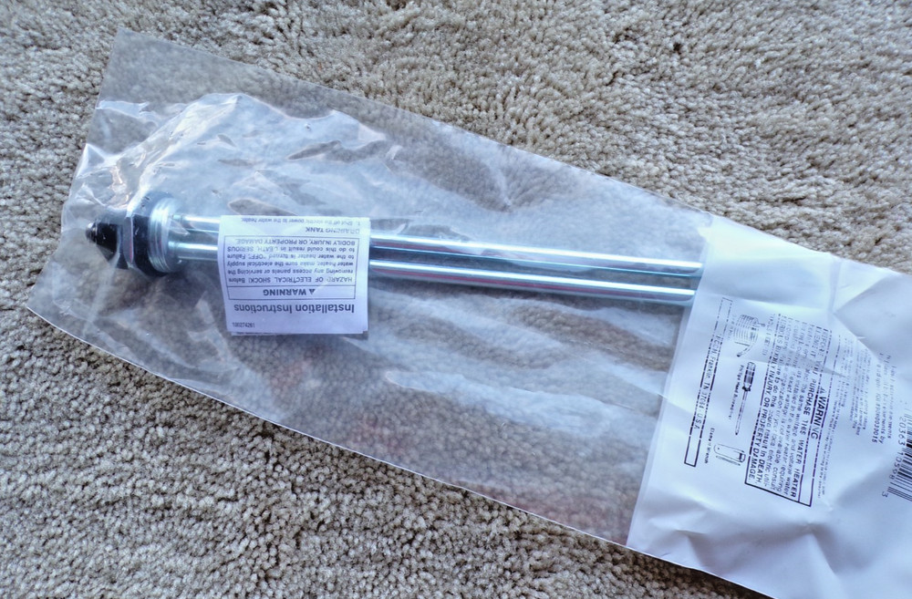 Water Heater Element 100108283 with Gasket 240 VAC 5 00 W - 11" Copper @d3