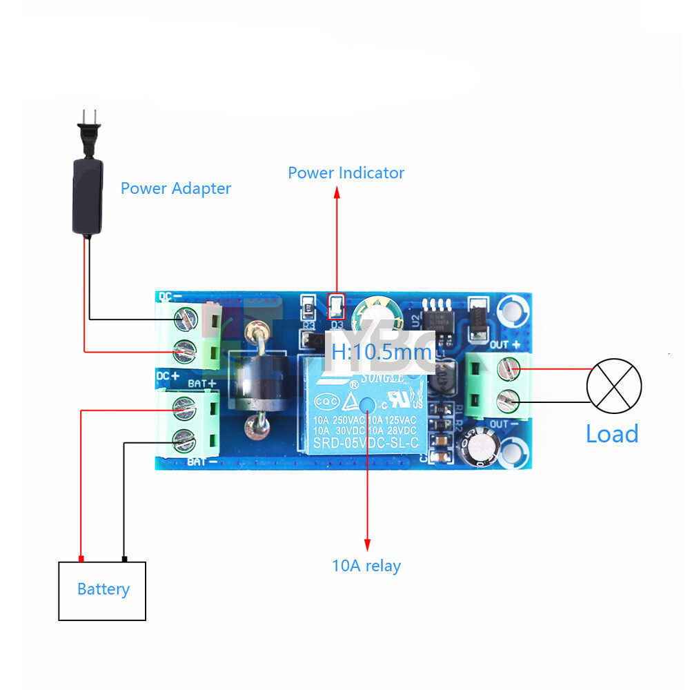Power failure automatic switching standby battery UPS Controller Board DC5V-48V