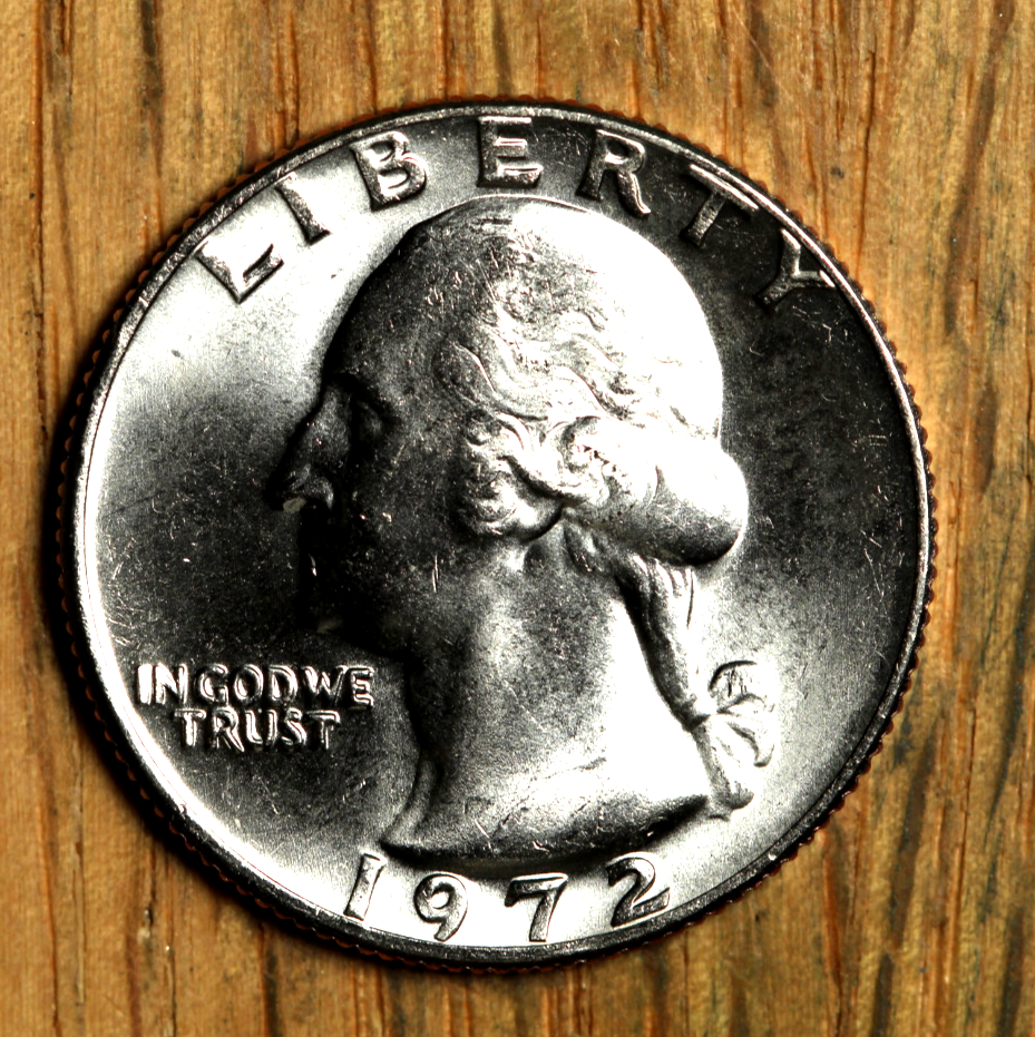 1972 (P) Washington Quarter 25¢ - BU - Brilliant Uncirculated