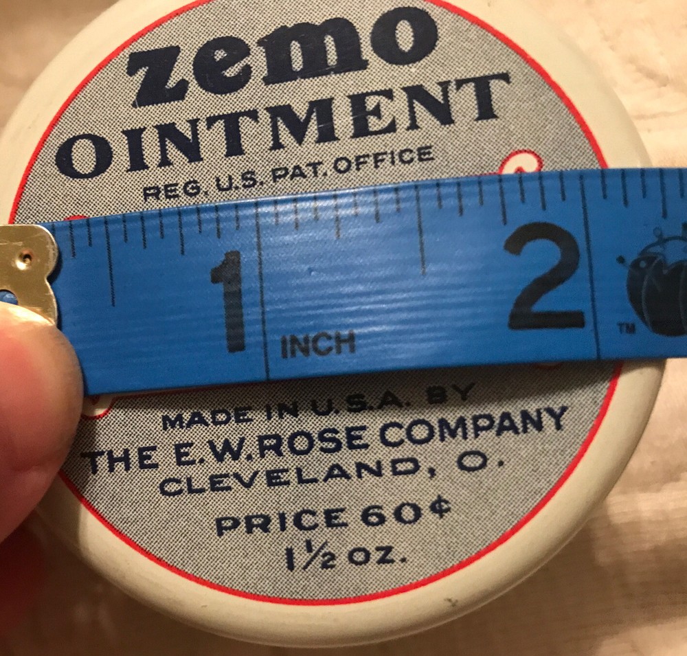 Vintage Zemo ointment tins (2) 1.5oz
