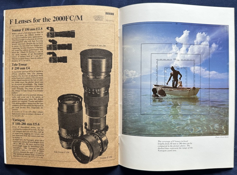 Hasselblad Lenses sales brochure