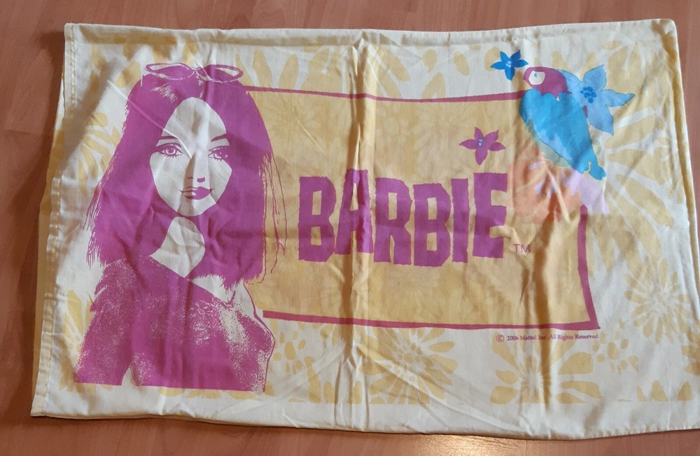 Barbie pillowcase. 2006