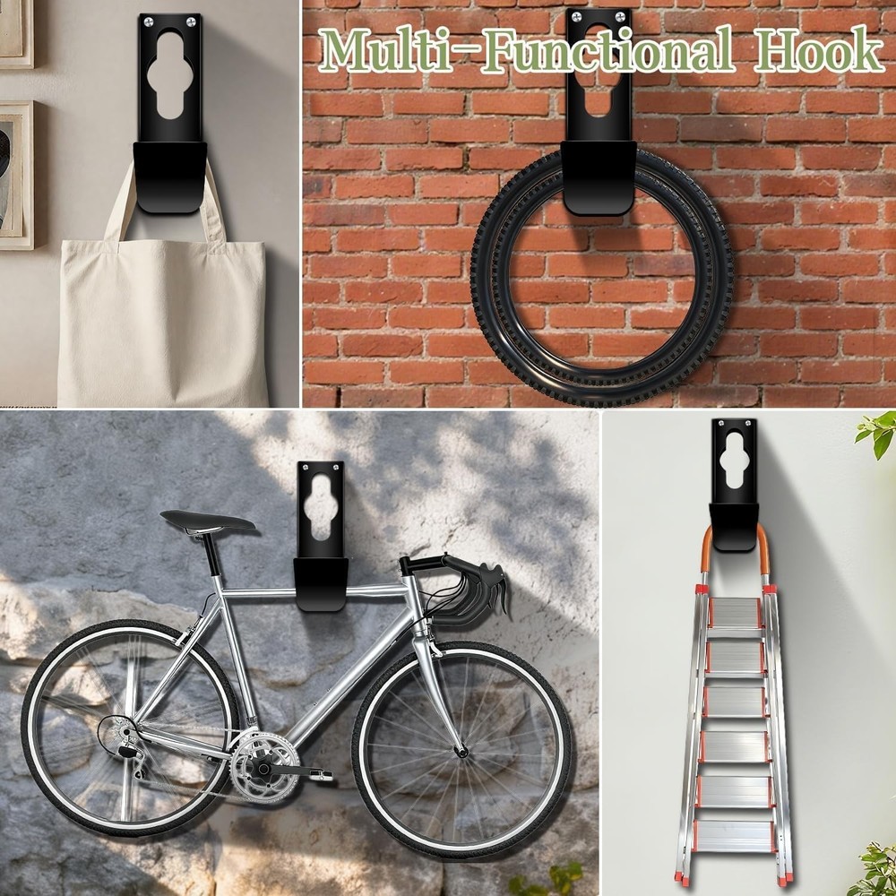 Garden Hose Wall Hook - Rustproof & Sturdy Design for Easy Access