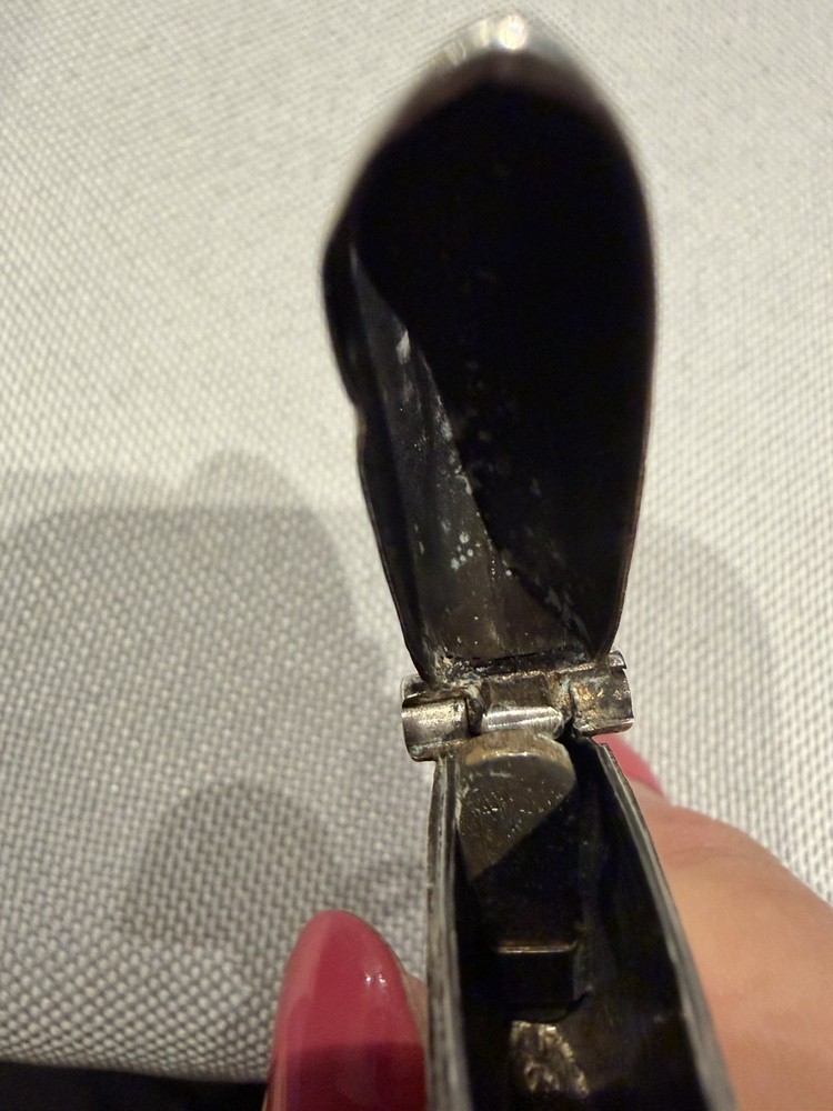 Antique Solid Silver Vesta Case, Birmingham