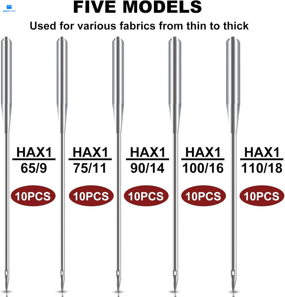Sewing Machine Needles, Universal Needle, ONEHERE Compatible...