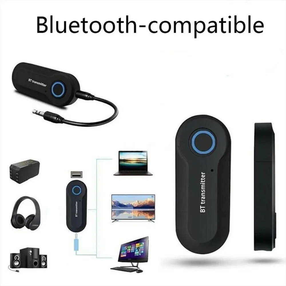 Bluetooth Transmitter 3.5MM Jack Audio Adapter Wireless Bluetooth Stereo Audio