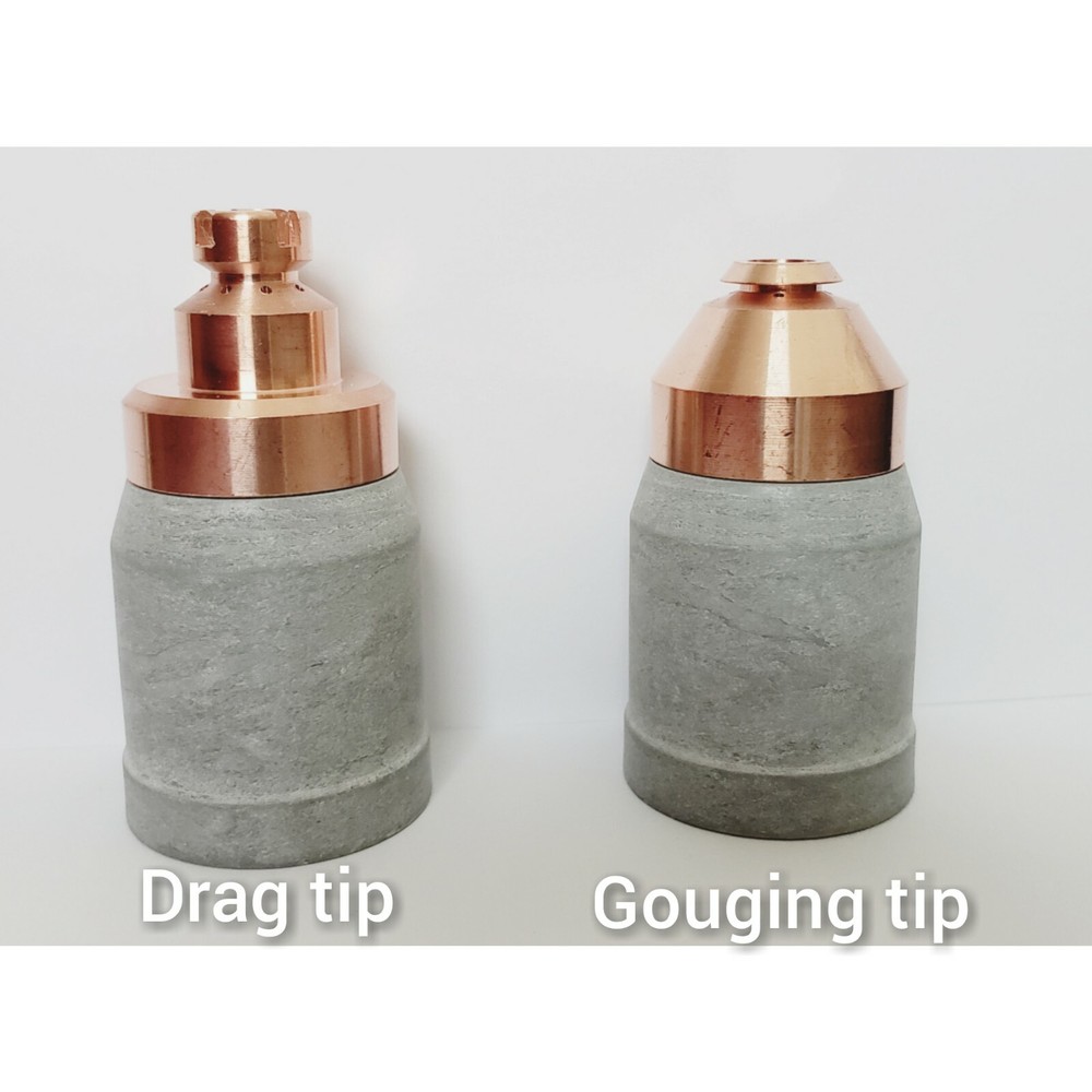 PLASMA CUT Torch PTM100 PT100 SHIELDED CAP / DRAG TIP CONSUMABLES 23 PCS size1.5