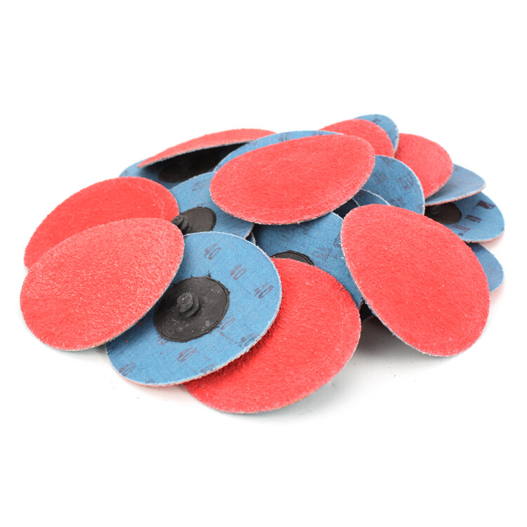 200 Pack - 3" Inch 40 Grit Ceramic Quick Change Sanding Discs Type R Roloc