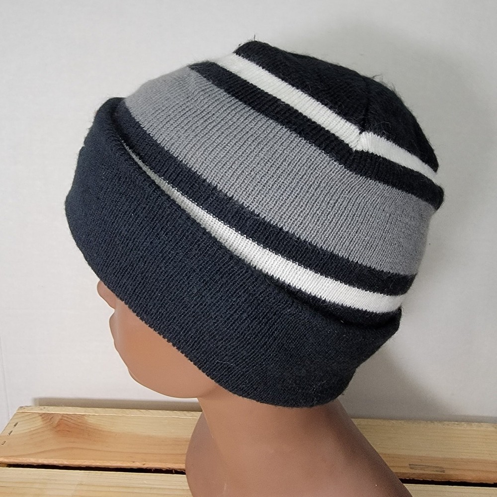 Nike Youth Black & Grey Knit Beanie