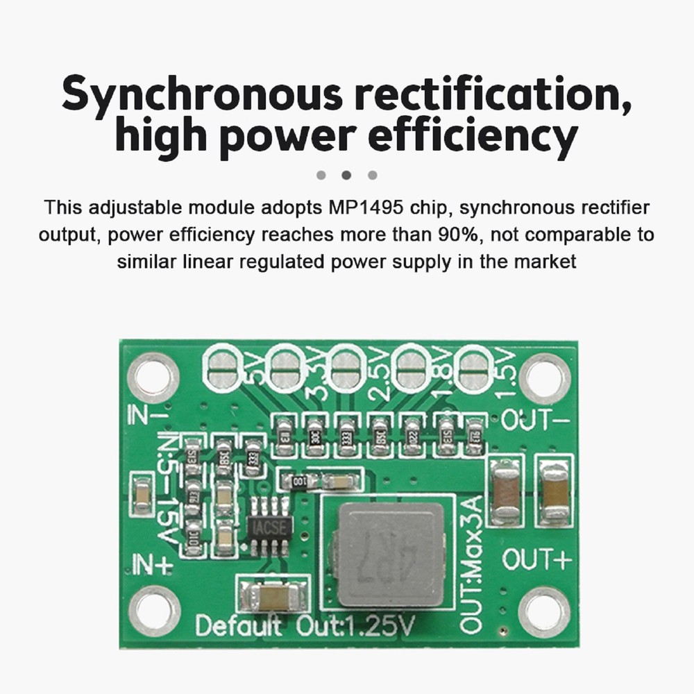 10Pcs CA1235 Adjustable Power Module CA-1235 Buck Step-Down Power Module 5-15V h