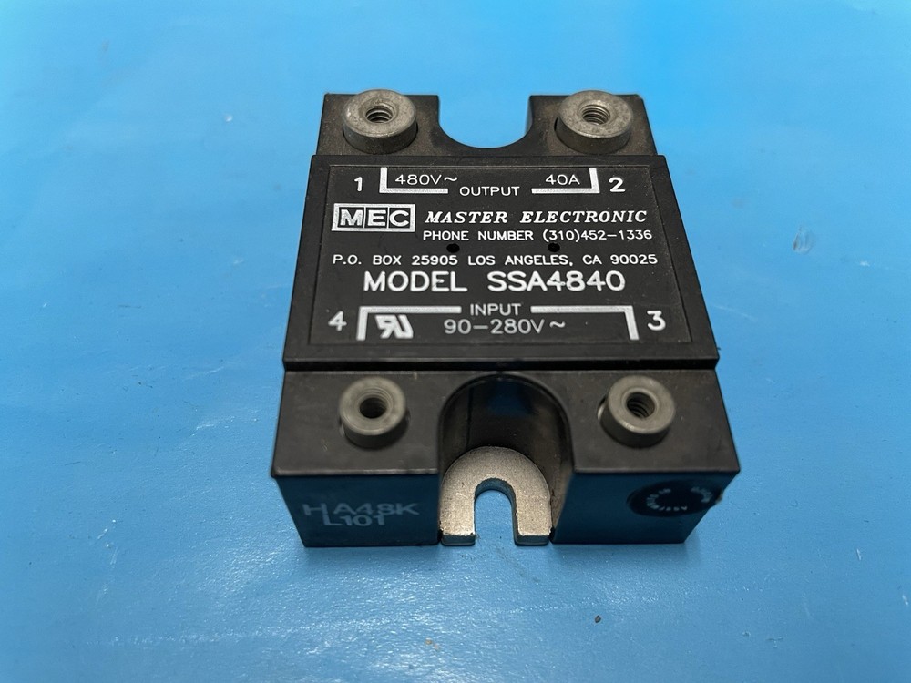 Master Electronic Solid State Relay Model SSA4840