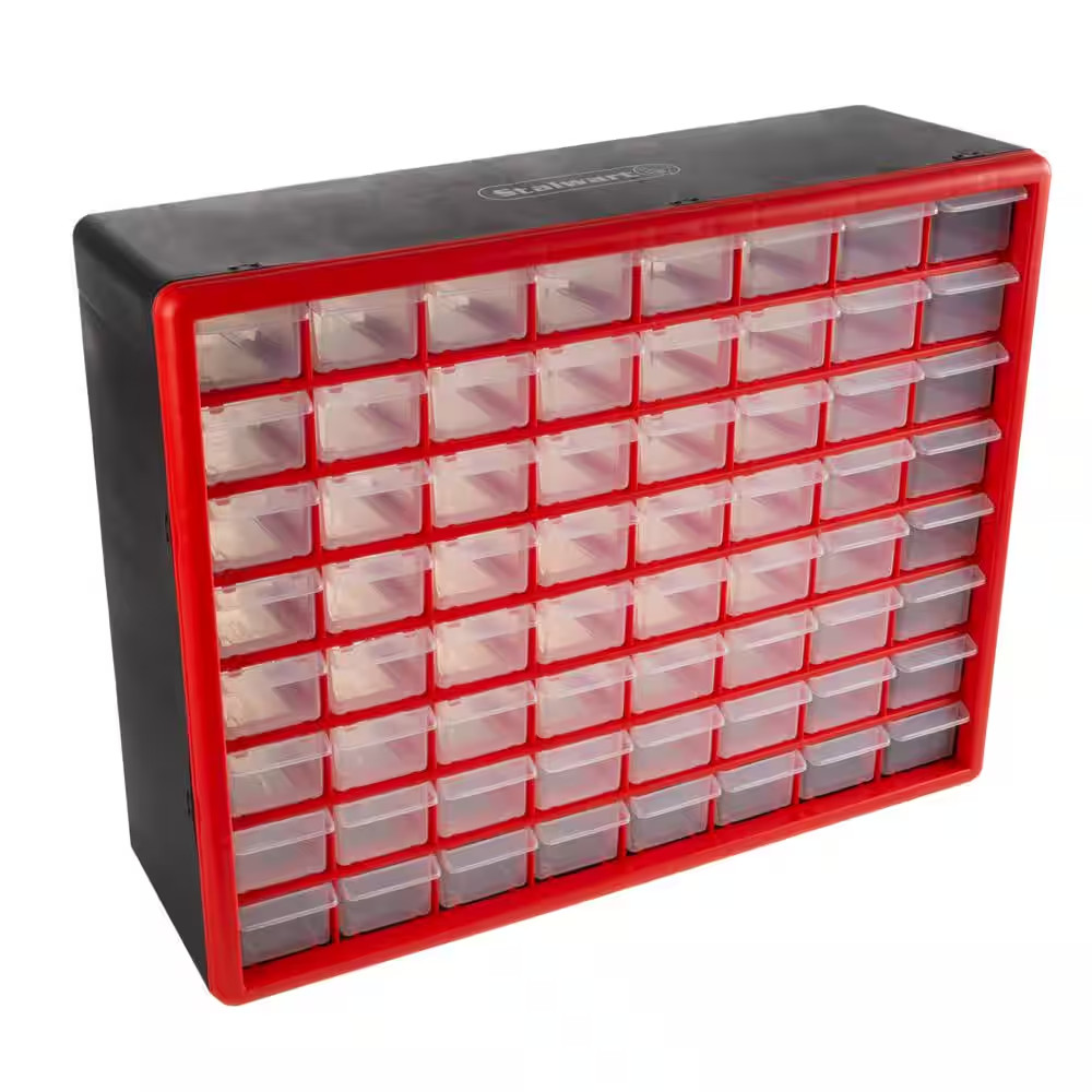64-Compartment Small Parts Organizer
