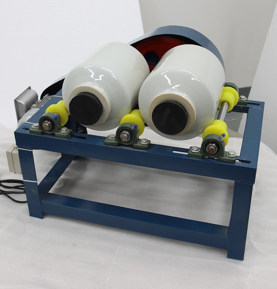Lab Ceramic Ball Mill Grinding Machine 2*5L Horizontal Grinder for Links Glazes
