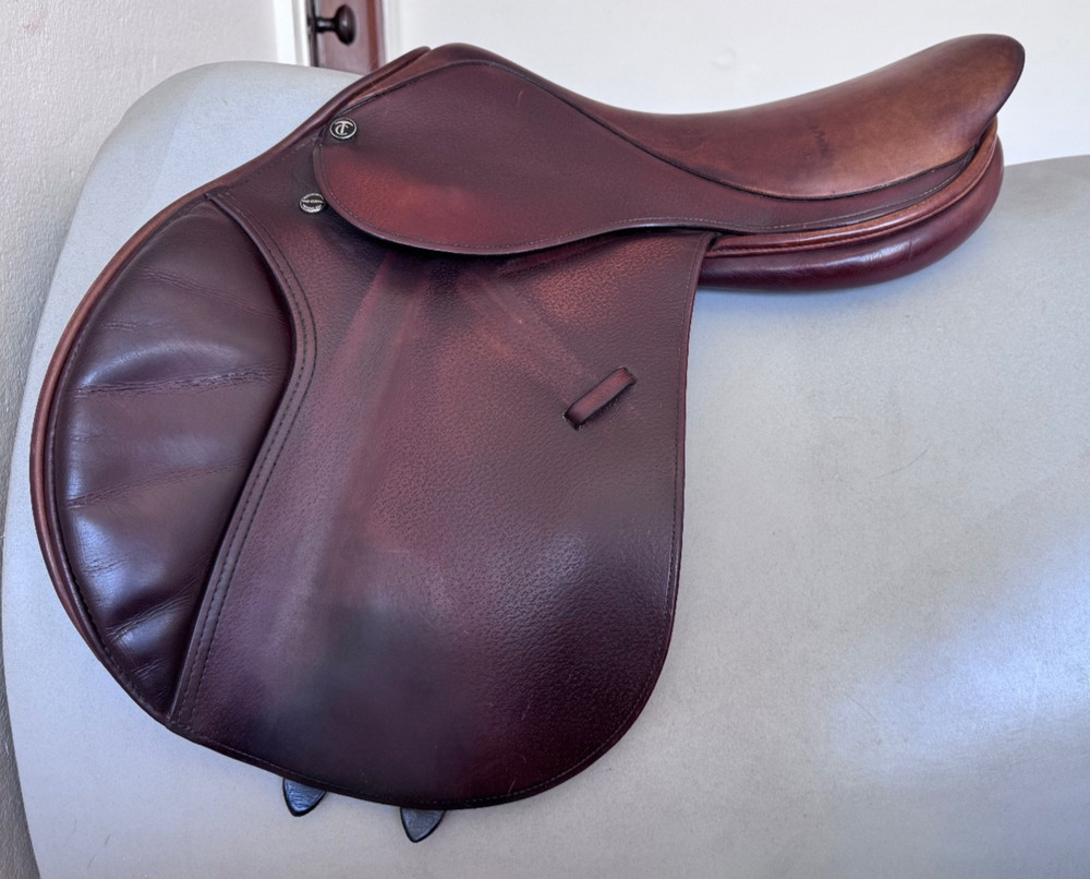 17.5" Tad Coffin A5G Performance Saddle - Grain / Calf - Gorgeous!