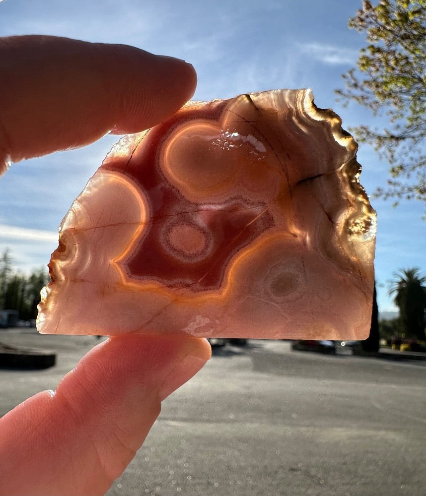 Laguna Agate Slab, 33grams, Cabbing/Lapidary