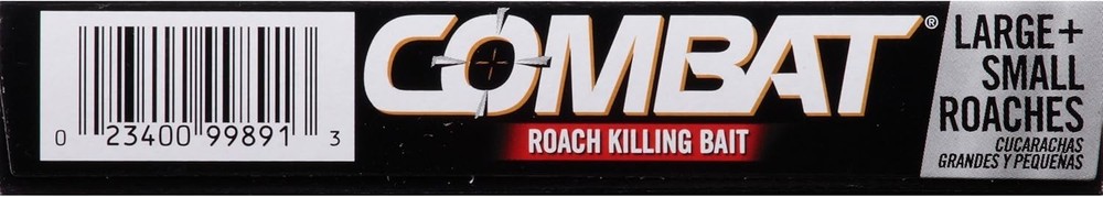 Combat Roach Killing Bait Stations for Small and Large Roaches, 6 Count...