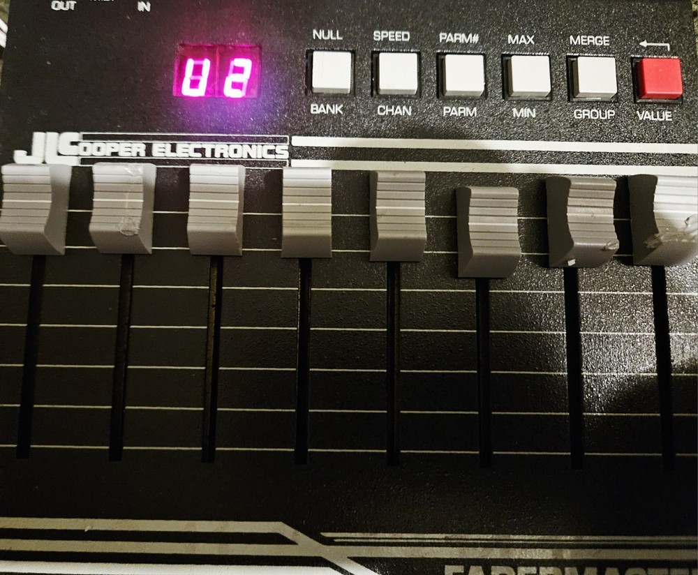 JC Cooper Electronics FaderMaster Professional MIDI Automation Controller TESTED