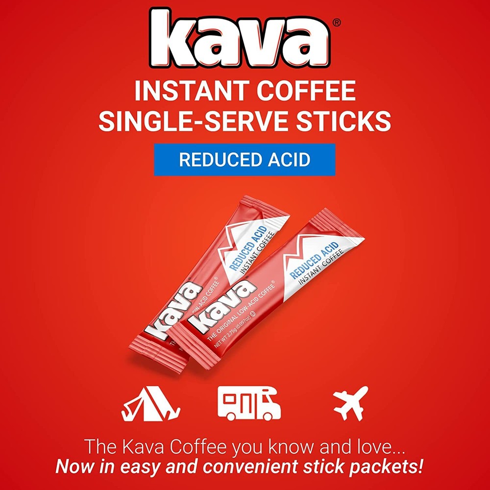 The Original Low Acid Instant Coffee Single Serve Stick Packets