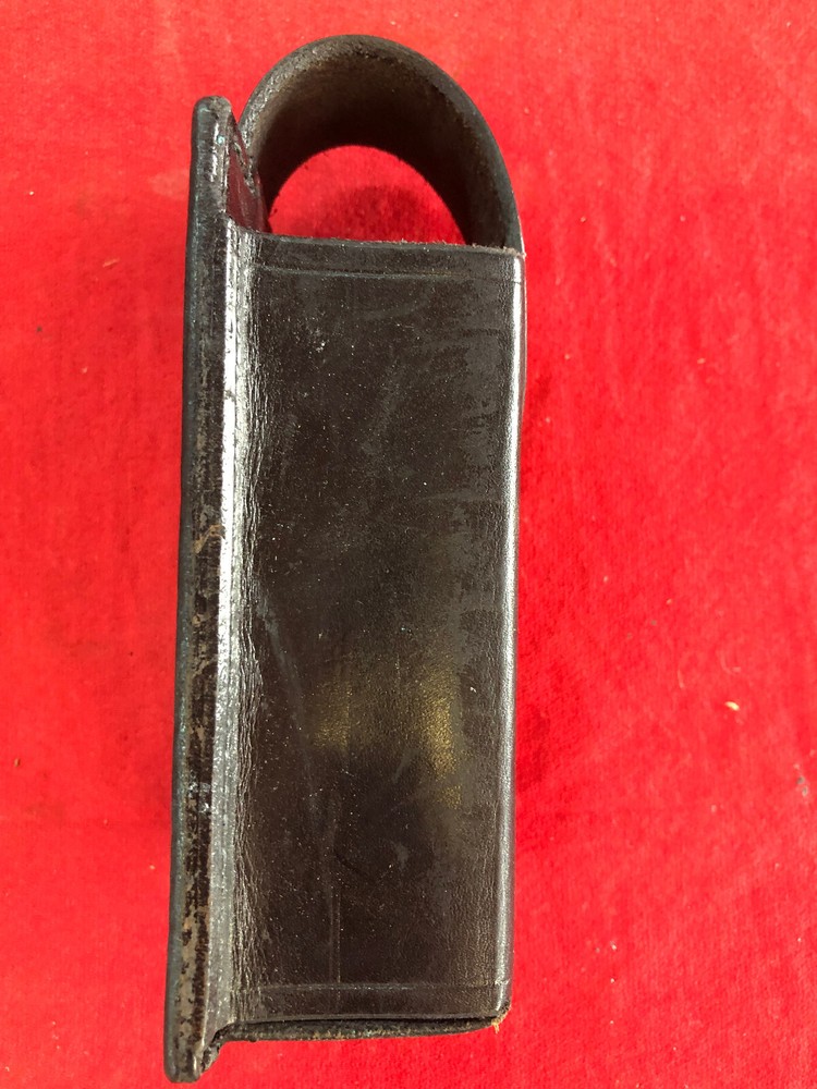 TEX SHOEMAKER Duty Belt Accessory - 100 40 SP - Black Leather w/ Loop & Hook