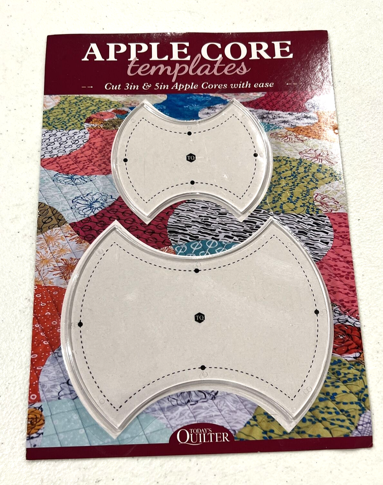 Quilting Templates - Today's Quilter Apple Core & HMA Creative Triangles