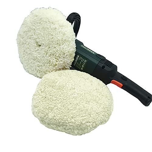 3 Pack Wool Polishing Pad, 7 inch Wool Buffing Pad for Compound Cutting &