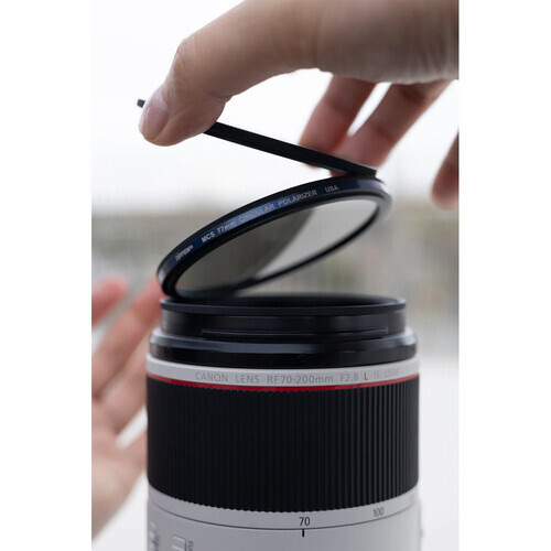 New Tiffen 77mm Circular Polarizer Magnetic Control System Filter #77TMCCPMCS