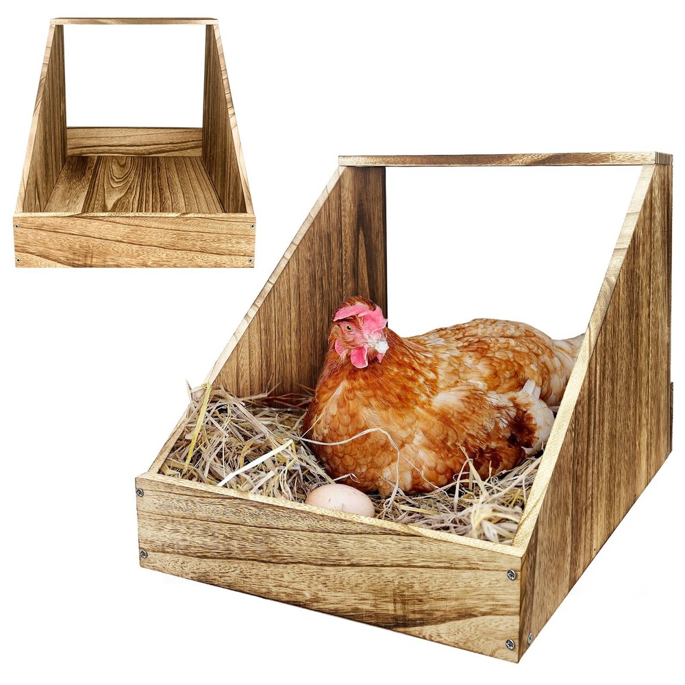 Comfortable Nesting Box for Backyard Chickens, Ducks, and Poultry Coop Hens