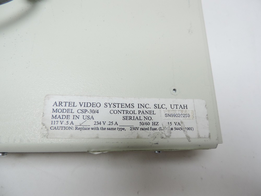 Utah Scientific U-CON CSP-30/4 CSP-30 30 Button Single Bus Control Panel