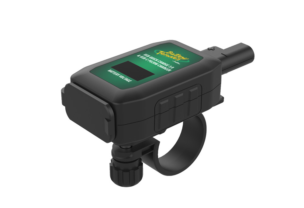 Battery Tender LCD Voltage Indicator Quick Disconnect - USB / USB-C