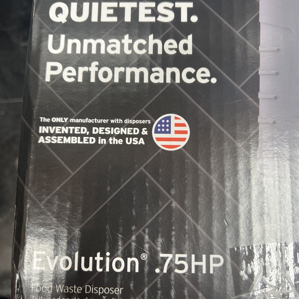 Evolution .75HP, 3/4 HP Garbage Disposal, Advanced Series EZ Connect Continuous