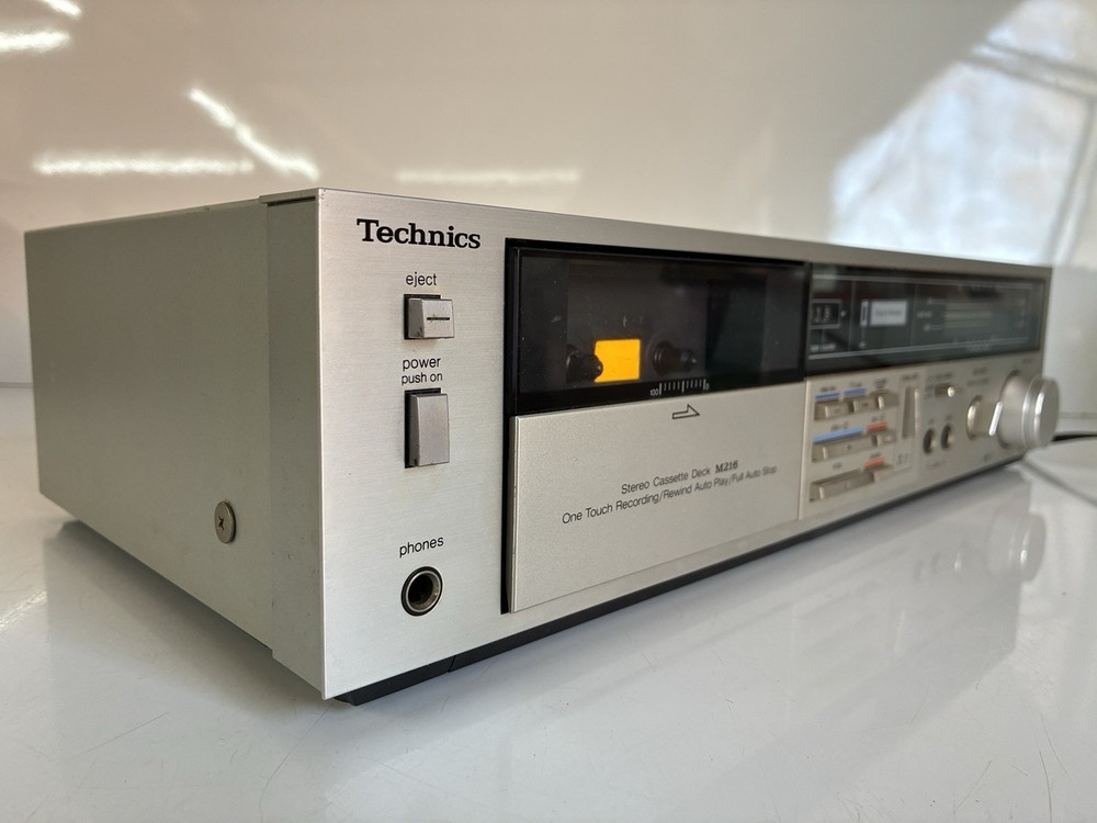 Technics RS-M216 Cassette Tape Deck Read Description